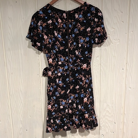 Xhilaration Floral Wrap Dress, Size XS - Picture 6 of 8